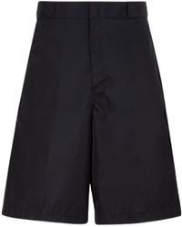 Prada - Knee-Length Tailored Shorts - Lyst