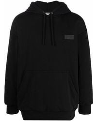 Valentino - Vltn Logo Patch Relaxed Hoodie - Lyst