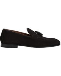 Doucal's - Tassel Detailed Almond Toe Loafers - Lyst