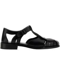 Hereu - Pesca Cut-Out Leather Sandals - Lyst