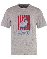 Bottega Veneta - Crushed Printed Jersey T-Shirt - Lyst