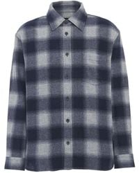 A.P.C. - Checked Loose Overshirt - Lyst