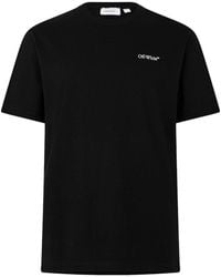 Off-White c/o Virgil Abloh - Short Sleeve Cotton T-Shirt - Lyst