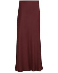 Brunello Cucinelli - Satin Cady Fluid Bias-Cut Skirt - Lyst