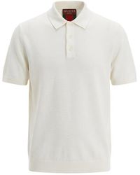 Gucci - Knit Wool Polo Shirt With Web - Lyst
