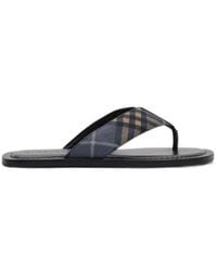 Burberry - Check Pavilion Sandals - Lyst