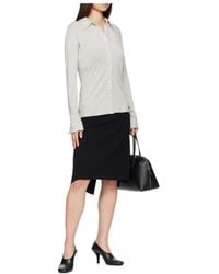 TOTEME - Back-Slit Skirt - Lyst