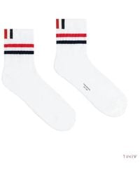 Thom Browne - Rwb Ankle-Length Socks - Lyst