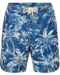 Polo Ralph Lauren - Elastic Waist Swim Shorts - Lyst