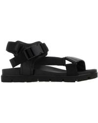 Prada - Buckle Strapped Sandals - Lyst
