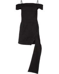 Yuzefi - Strap Detailed Mini Dress - Lyst