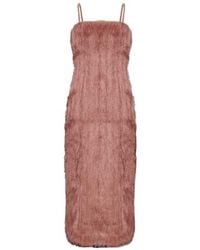 Balmain - Lurex Detailed Fringes Dress - Lyst