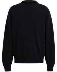 Y-3 - Embroidered-Logo Crew-Neck Sweatshirt - Lyst