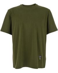 Bottega Veneta - Mushroom Embroidered Crewneck T-Shirt - Lyst