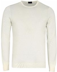 Drumohr - Crew-Neck Cotton Jumper - Lyst