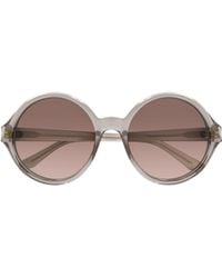 Chloé - Chloé Eyewear Round Frame Sunglasses - Lyst