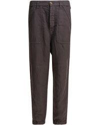 Brunello Cucinelli - Dyed Straight Leg Trousers - Lyst