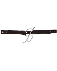 Blumarine - Logo-Buckle Leather Belt - Lyst