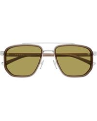 Gucci - Eyewear Navigator Frame Sunglasses - Lyst