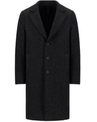 Harris Wharf London - Single-Breasted Wool Coat - Lyst