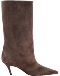 AMINA MUADDI - Pointed-Toe Ankle Boots - Lyst