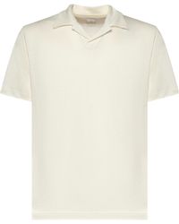 Eleventy - Open Collar Polo Shirt - Lyst