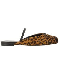 Stuart Weitzman - Round-Toe Flat Sandals - Lyst