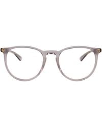 Gucci - Eyewear Round Frame Glasses - Lyst