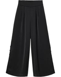 AllSaints - Leanne Wide-Leg Pants - Lyst