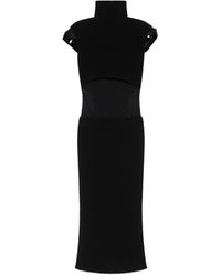 Sportmax - Arabba Ribbed Midi Dress - Lyst