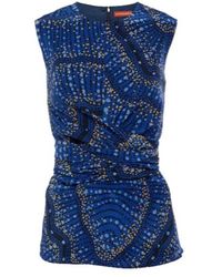 Altuzarra - Pleated Silk Top - Lyst