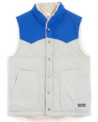 Patagonia - High-Necked Sleeveless Double-Sided Vest - Lyst