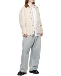 we11done - High-Neck Collar Shirt - Lyst