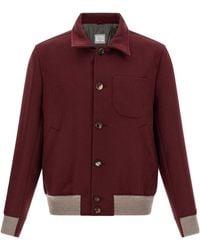 Brunello Cucinelli - Chest Pocket Bomber Jacket - Lyst