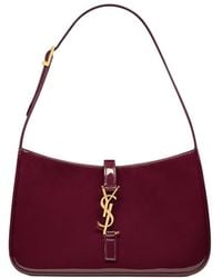 Saint Laurent - Le 5 À 7 Logo Plaque Mini Shoulder Bag - Lyst