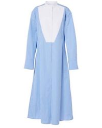 Jil Sander - Pinstripe Cotton Shirt Dress - Lyst