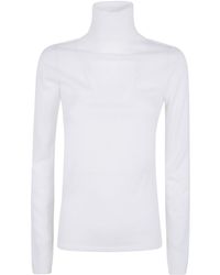 D.exterior - Ribbed-Knit Turtleneck Sweater - Lyst