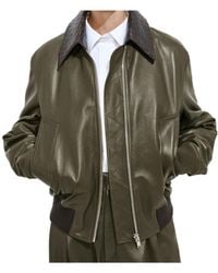 Bottega Veneta - Shiny Leather Blouson - Lyst