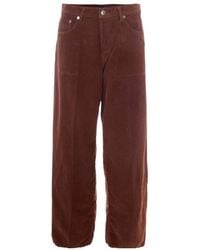Haikure - Logo Patch Wide-Leg Trousers - Lyst