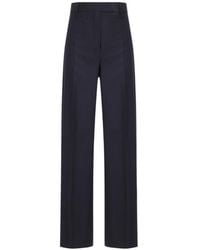 Sportmax - Ampezzo Mid-Rise Wide Leg Trousers - Lyst
