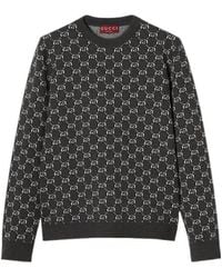 Gucci - Gg Shadow Jacquard Jumper - Lyst