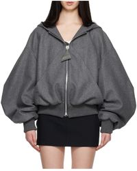 The Attico - The Oversized Hooded Bomber Jacket - Lyst