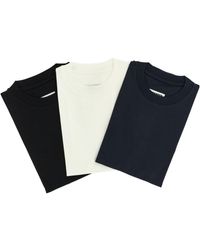 Jil Sander - Logo 3-Pack T-Shirts - Lyst