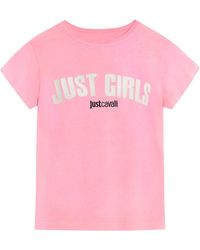 Just Cavalli - Just Girls Logo T-Shirt - Lyst