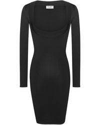 Saint Laurent - Décolleté Dress - Lyst