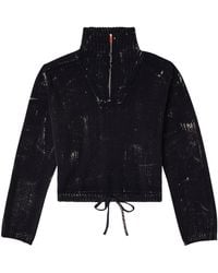 DIESEL - M-Marcellette Half-Zip Sweater - Lyst