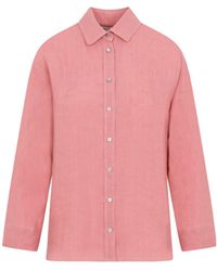 Max Mara - Logo Long-Sleeved Shirt - Lyst