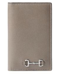 Gucci - Long Card Case With Horsebit - Lyst