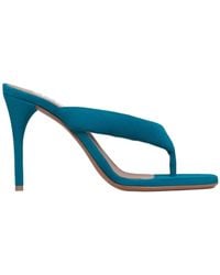 Alaïa - Round-Toe High-Heeled Sandals - Lyst
