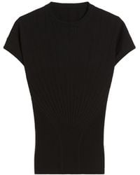 Sportmax - Spxsamba Fitted Waist Knitted Top - Lyst